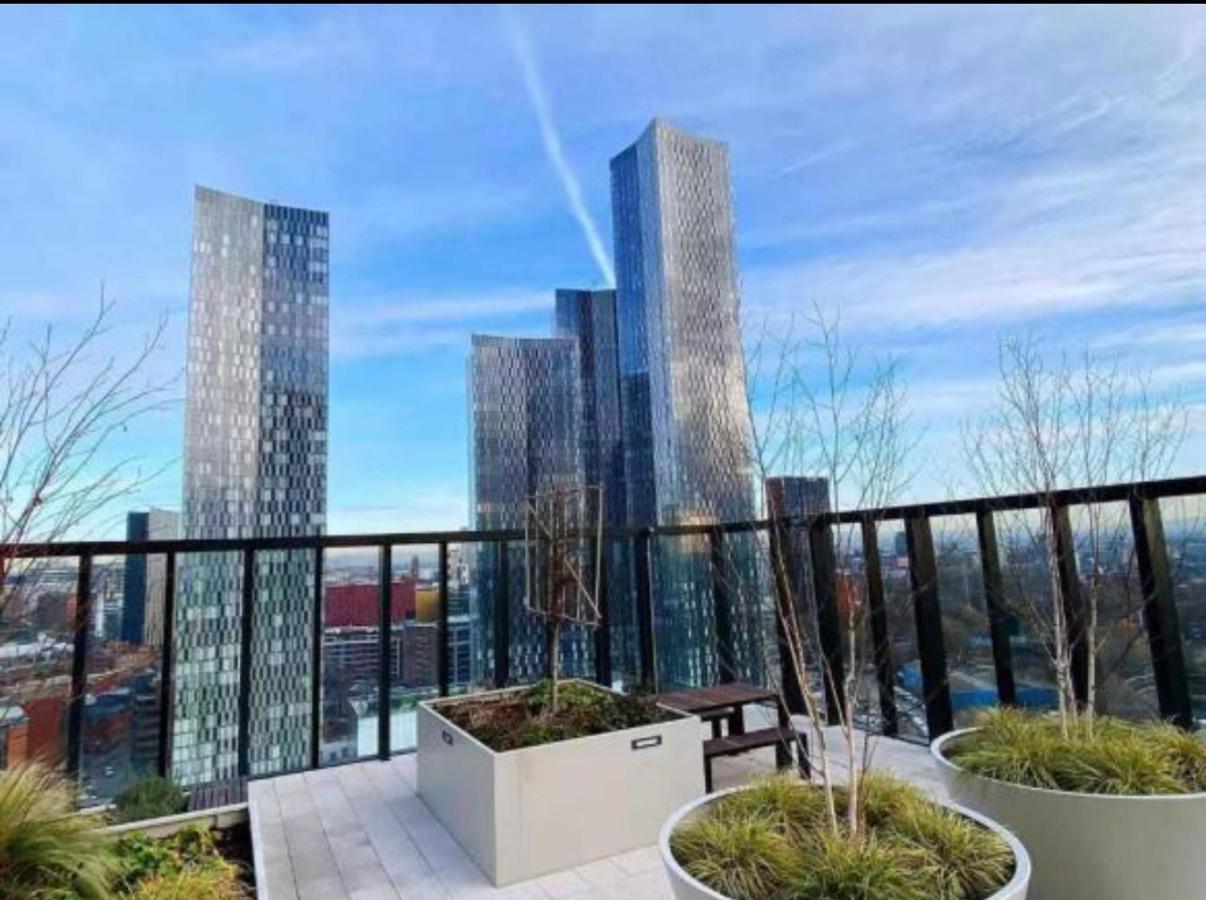 Brand New Luxury Manchester City Centre 2 Bed Apartment Skyline Views Exterior foto